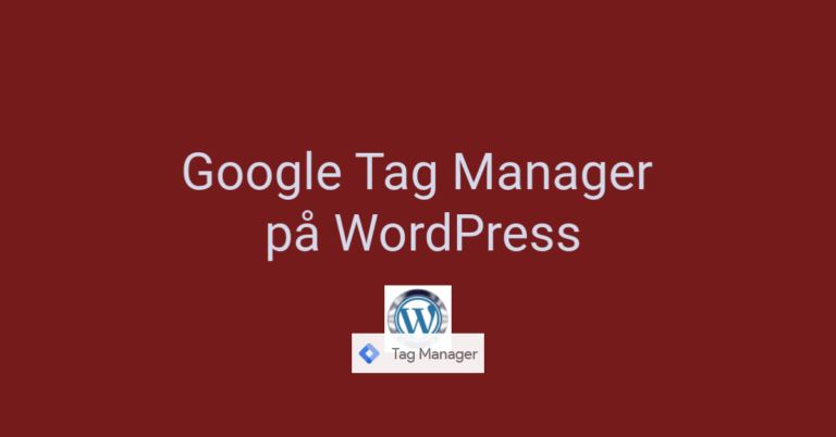 Google Tag Manager wordpress