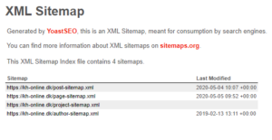 hvad er et xml sitemap